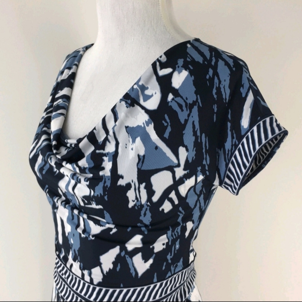BCBGMAXAZARIA EMMA FAUX WRAP DRESS SIZE SMALL - Picture 3 of 7